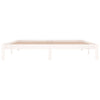 Bed Frame without Mattress White 180x200cm Super King Size