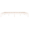 Bed Frame without Mattress White 180x200cm Super King Size
