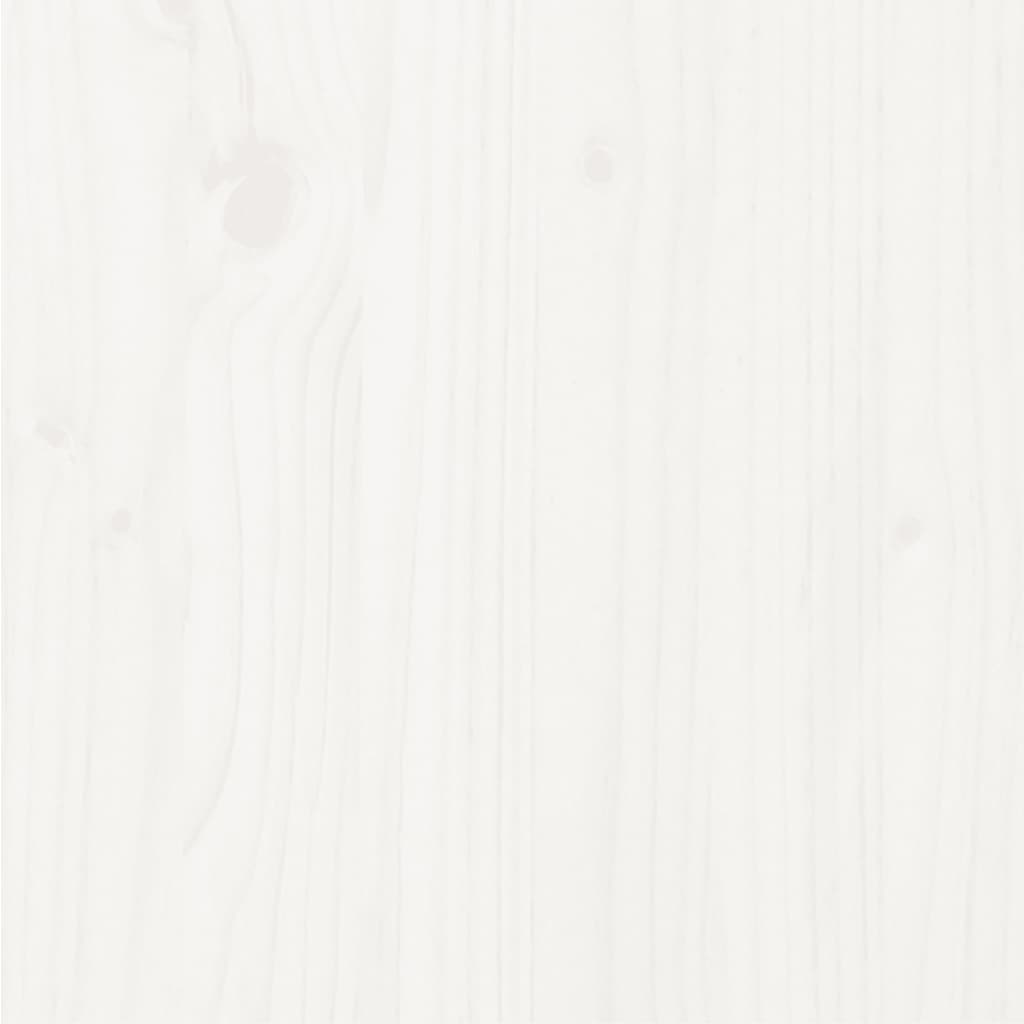 Bed Frame | White | Solid pine wood, plywood slats | 120x200 cm | Tough