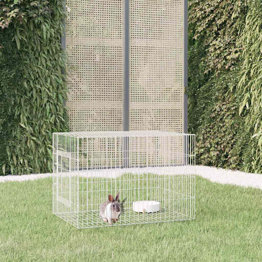 Rabbit Cage 78x54x54 cm Galvanised Iron