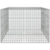 2-Panel Rabbit Cage 110x79x54 cm Galvanised Iron