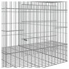 2-Panel Rabbit Cage 110x79x54 cm Galvanised Iron