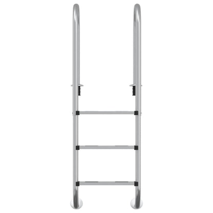 Pool Ladder 54x38x158 cm 304 Stainless Steel