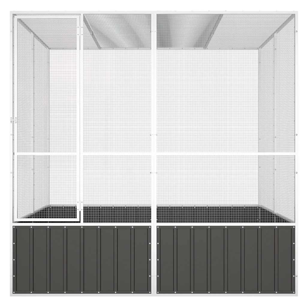 Bird Cage Anthracite Galvanized Steel Large Bird Cage