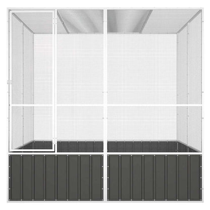 Bird Cage Anthracite Galvanized Steel Large Bird Cage
