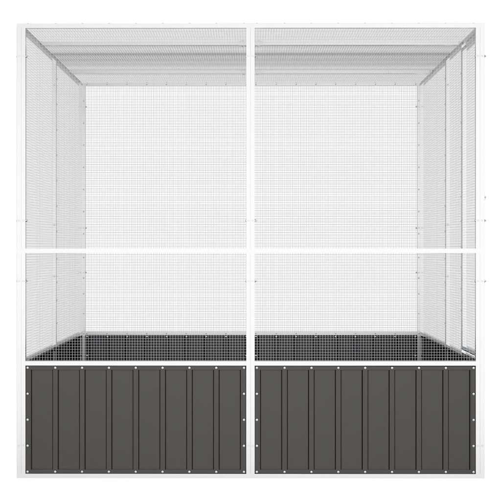 Bird Cage Anthracite Galvanized Steel Large Bird Cage
