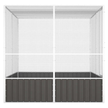 Bird Cage Anthracite Galvanized Steel Large Bird Cage