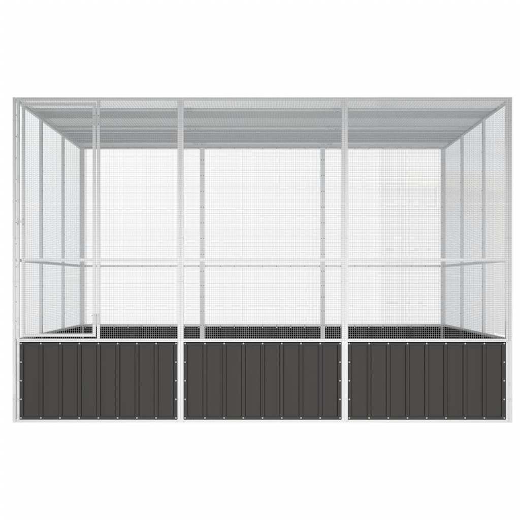 Bird Cage Anthracite Galvanized Steel Large Bird Cage