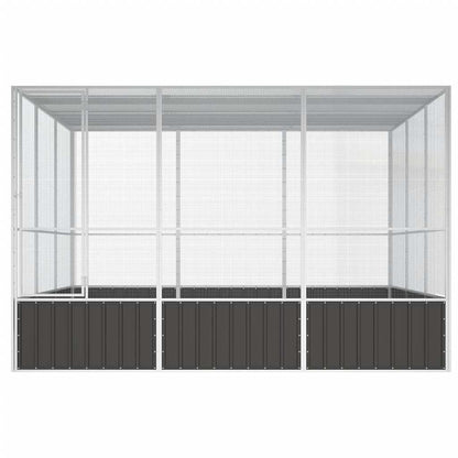 Bird Cage Anthracite Galvanized Steel Large Bird Cage