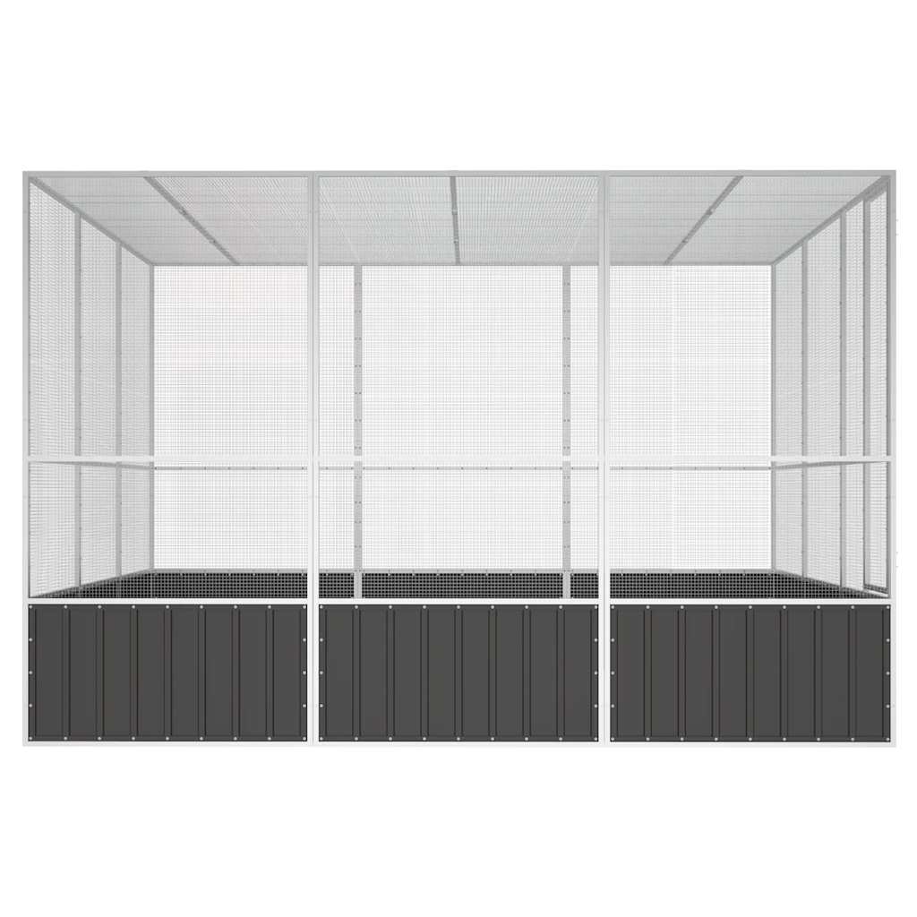 Bird Cage Anthracite Galvanized Steel Large Bird Cage