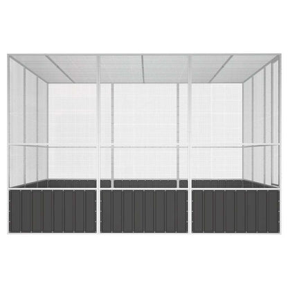 Bird Cage Anthracite Galvanized Steel Large Bird Cage