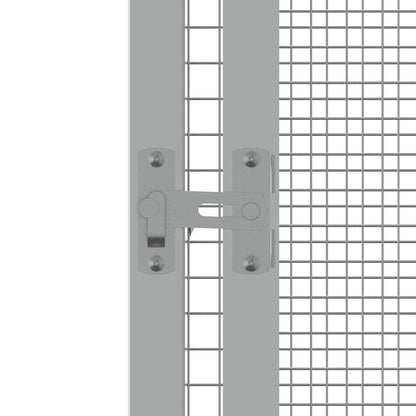 Bird Cage Grey Galvanized Steel Large Bird Cage Rectangular