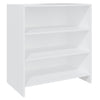 2 Piece Sideboard White Engineered Wood