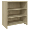 2 Piece Sideboard Sonoma Oak Engineered Wood