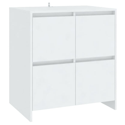Sideboards 2 pcs White 70x41x75 cm Engineered Wood