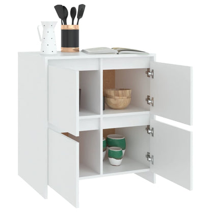 Sideboards 2 pcs White 70x41x75 cm Engineered Wood
