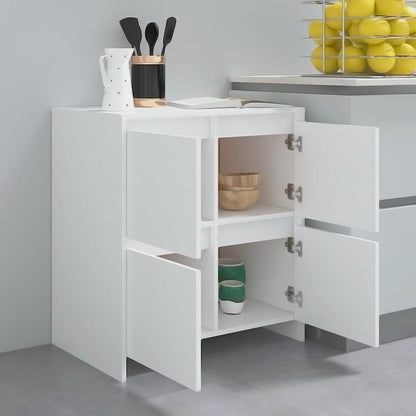 Sideboards 2 pcs White 70x41x75 cm Engineered Wood