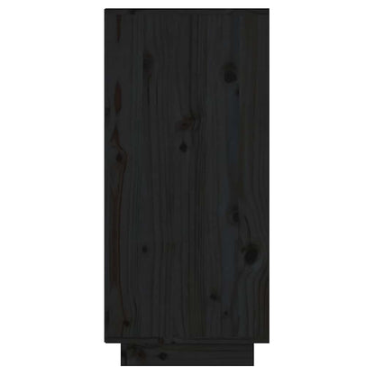 Console Cabinet | Black | Solid Pine Wood | Medium | Console Cabinet