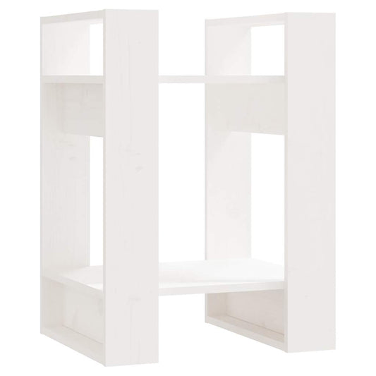 Book Cabinet | White | Solid pine wood | Compact | Book Cabinet