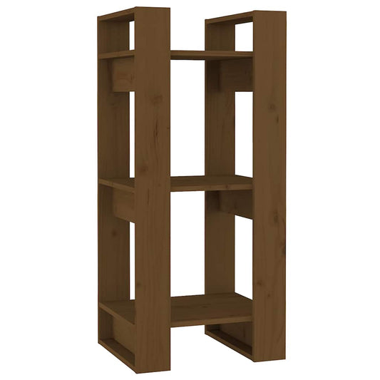 Book Cabinet | Honey brown | Solid pine wood | Medium | Book Cabinet
