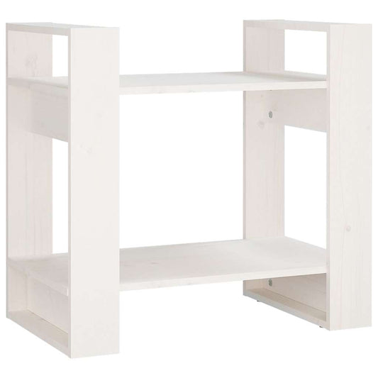 Book Cabinet | White | Solid pine wood | Compact | Book Cabinet