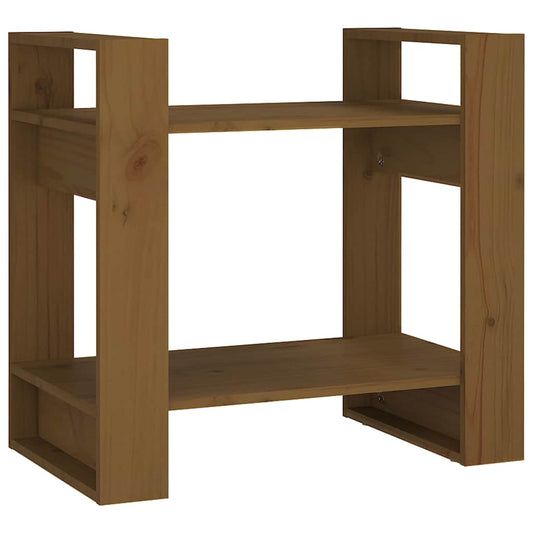Book Cabinet | Honey brown | Solid pine wood | Compact | Book Cabinet