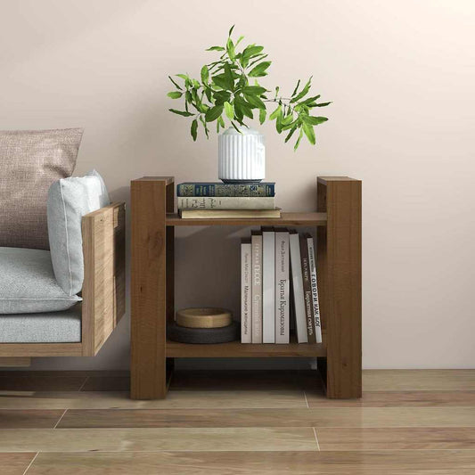 Book Cabinet | Honey brown | Solid pine wood | Compact | Book Cabinet