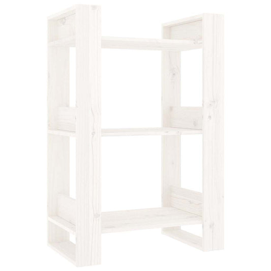 Book Cabinet | White | Solid pine wood | Medium | Book Cabinet