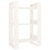 Book Cabinet/Room Divider White 60x35x91 cm Solid Wood Pine