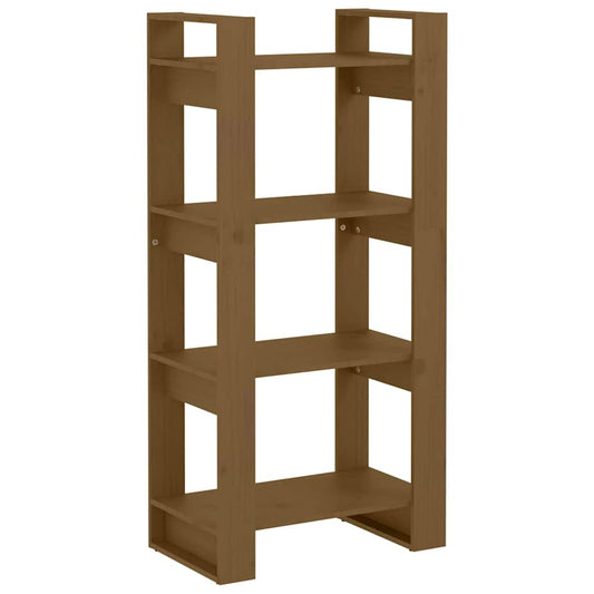 Book Cabinet | Honey brown | Solid pine wood | Medium | Book Cabinet
