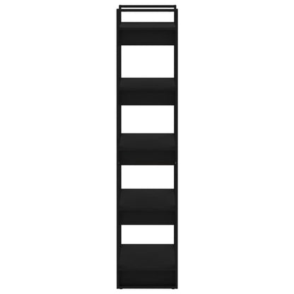 Book Cabinet | Black | Solid pine wood | Medium | Book Cabinet
