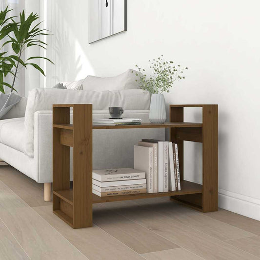 Book Cabinet | Honey brown | Solid pinewood | Medium | Book Cabinet