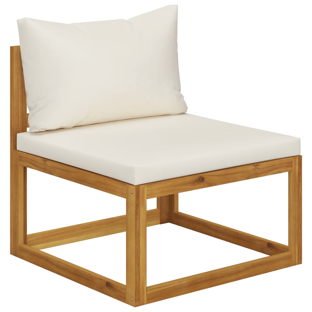 6 Piece Garden Lounge Set with Cushions Solid Wood Acacia (UK/IE/FI/NO only)
