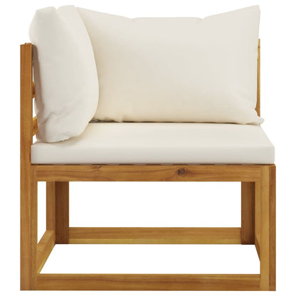 Garden Bench | Cream white and wood