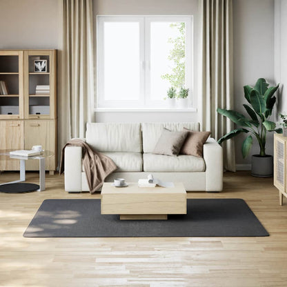 Washable Rug Soft Shaggy 160x230 cm Anti Slip Anthracite