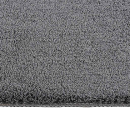 Washable Rug Soft Shaggy 160x230 cm Anti Slip Anthracite