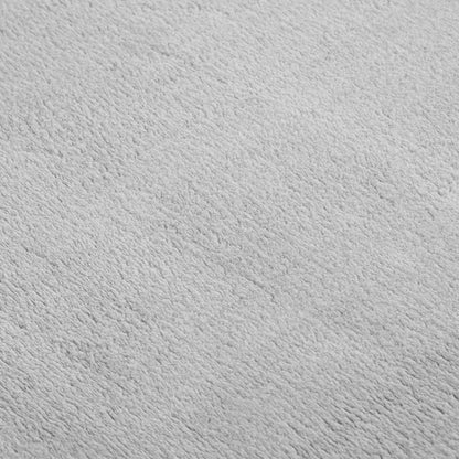 Washable Rug Soft Shaggy 160x230 cm Anti Slip Grey