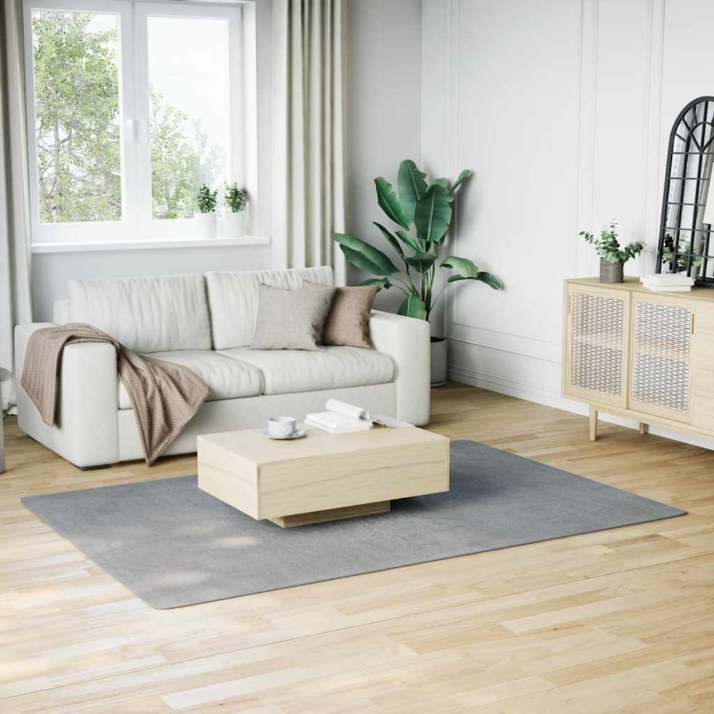 Washable Rug Soft Shaggy 160x230 cm Anti Slip Grey