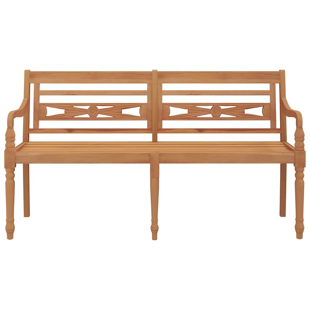 Batavia Bench | Teak Brown | Solid Teak Wood | 150 cm