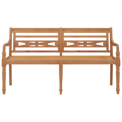 Batavia Bench | Teak Brown | Solid Teak Wood | 150 cm