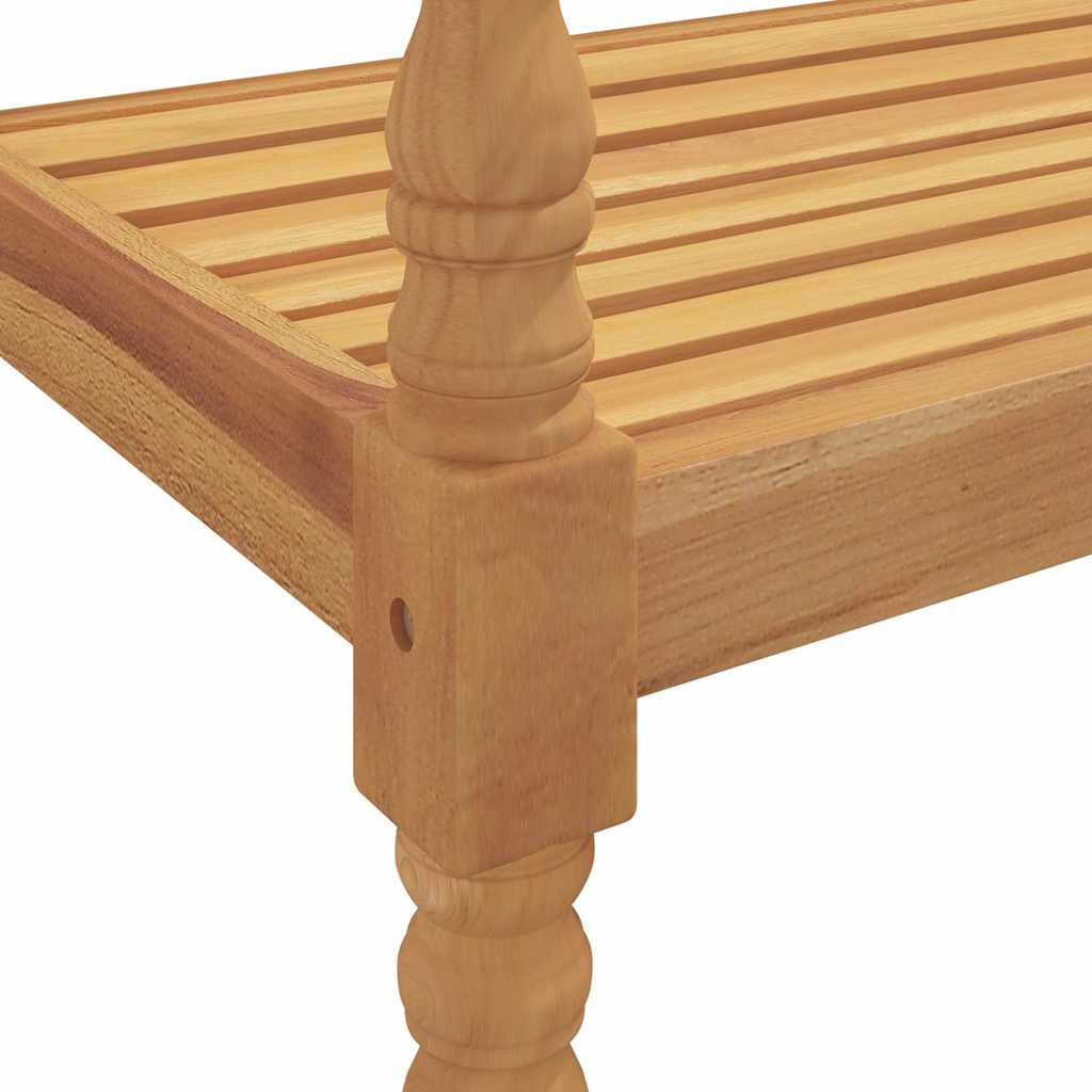 Batavia Bench | Teak Brown | Solid Teak Wood | 150 cm