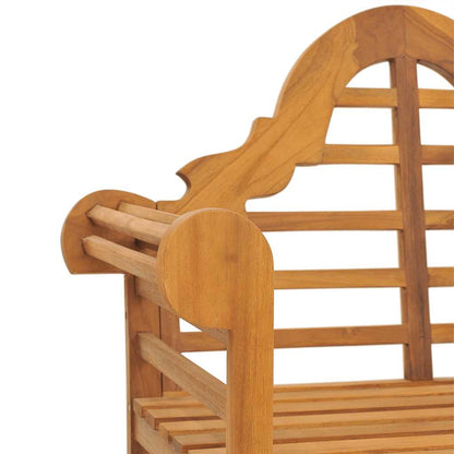 Garden Chair | Set of 2 | Natural Teak | Solid Teak Wood | Medium