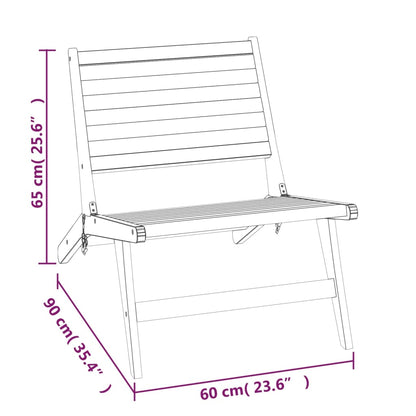 Garden Chair | Teak | Solid teak wood | Standard | Foldable