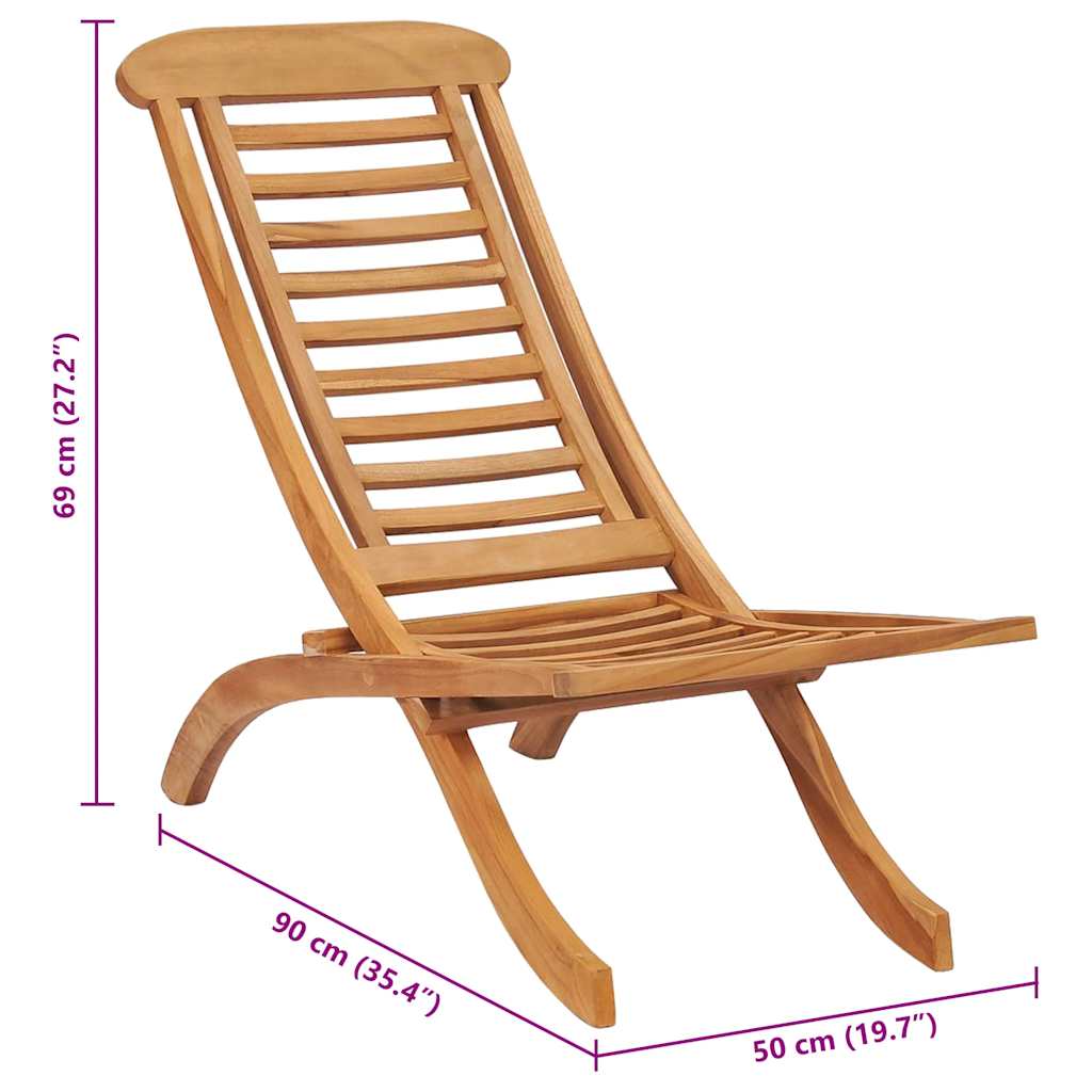 Garden Chair | Teak | Solid Teak wood with water base finish | Medium