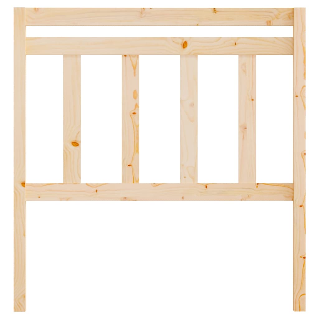 814069 vidaXL Bed Headboard 81x4x100 cm Solid Wood Pine
