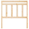 Bed Headboard 81x4x100 cm Solid Wood Pine