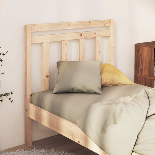 814069 vidaXL Bed Headboard 81x4x100 cm Solid Wood Pine