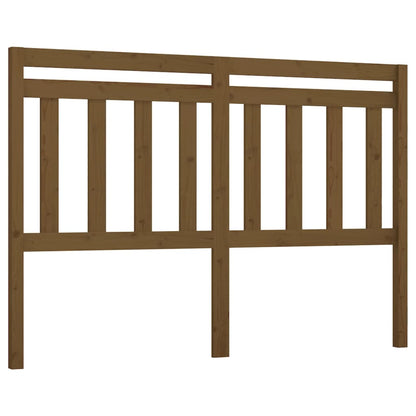 814097 vidaXL Bed Headboard Honey Brown 146x4x100 cm Solid Wood Pine