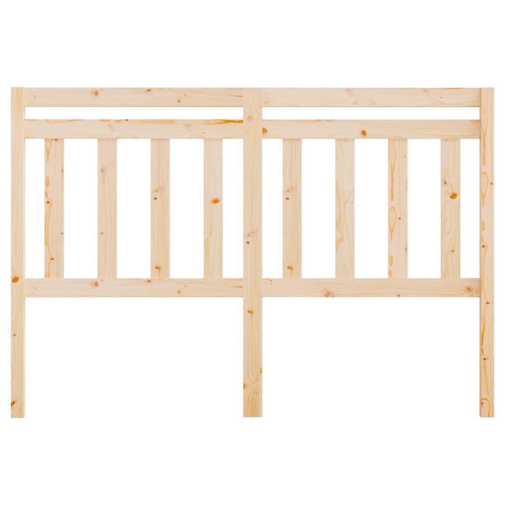 814099 vidaXL Bed Headboard 156x4x100 cm Solid Wood Pine