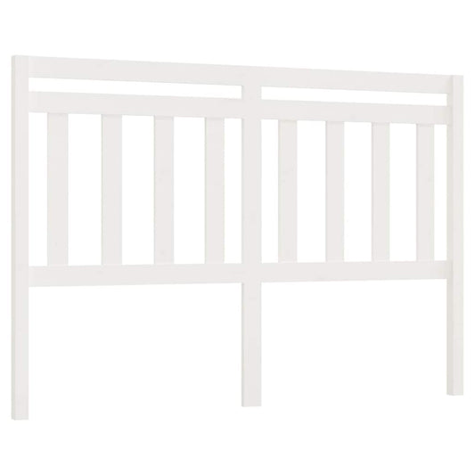 814100 vidaXL Bed Headboard White 156x4x100 cm Solid Wood Pine